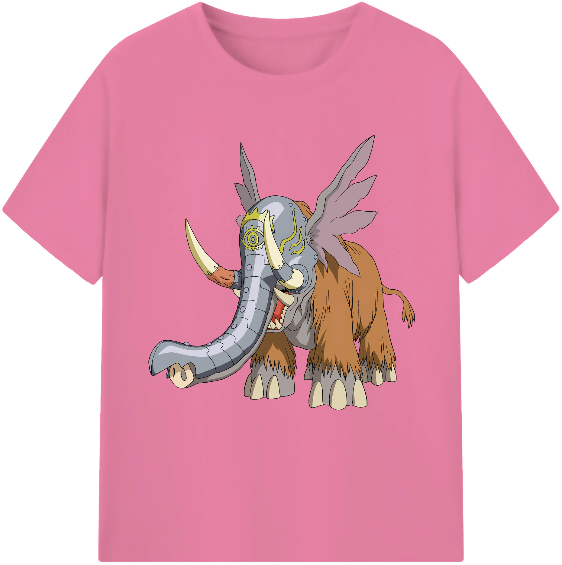 （画像用） Digimon デジタルモンスター/デジモン 綿100％半袖Tシャツ（フロントプリント）